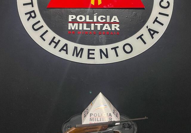 Apreensão de arma de fogo no Distrito Industrial