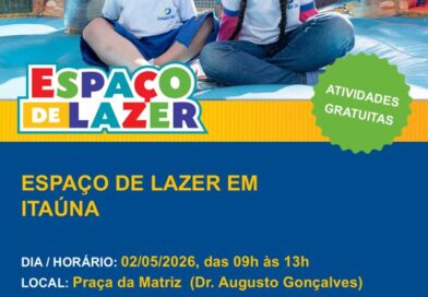 Espaço de Lazer neste sábado na Praça da Matriz