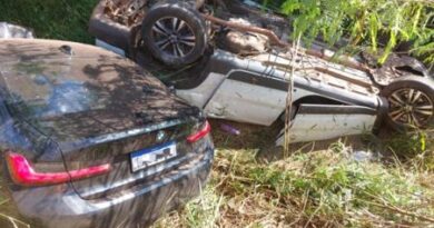 Acidente próximo ao trevo do Morro do Engenho deixa uma vítima fatal e quatro adolescentes feridos