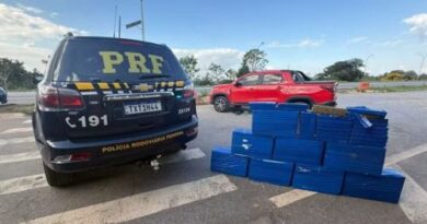 Homem é preso com  cerca de 200 quilos de maconha após perseguição pela Polícia Rodoviária Federal na BR-262