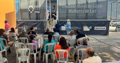 Exame para pacientes que aguardam na fila do SUS estão sendo realizados até sexta pela Carreta Mulheres de Luz