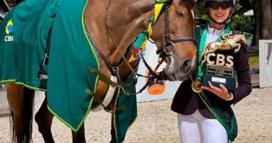 Itaunense é campeã brasileira de hipismo