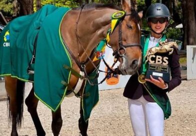 Itaunense é campeã brasileira de hipismo