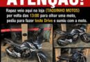 Moto “levada” de test-drive é localizada em Itaguara