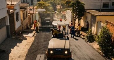 Prefeitura realiza obras de asfaltamento na cidade