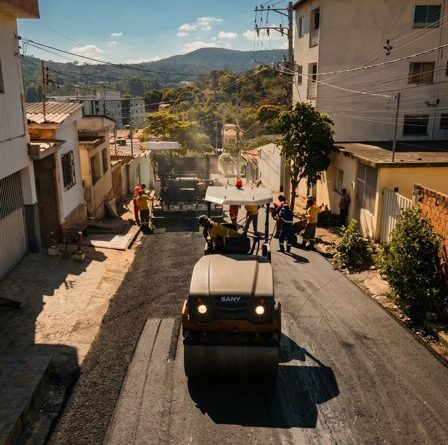 Prefeitura realiza obras de asfaltamento na cidade