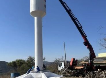 SAAE instala novo reservatório de água em Lopes