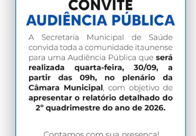 Secretaria de Saúde realiza Audiência Pública