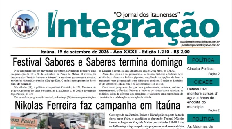 Jornal Integração – Setembro – 19-26
