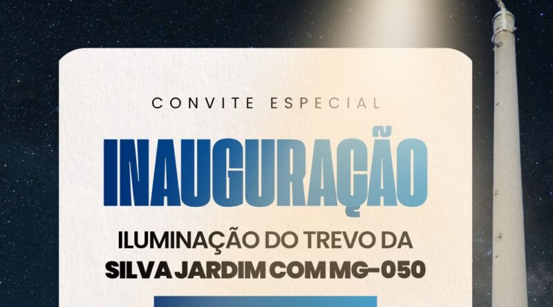Prefeitura inaugura quinta-feira a iluminação do trevo da Silva Jardim com MG-050 após 14 anos de espera