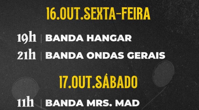 Itaúna Moto Show acontece sexta e sábado na Praça Celi