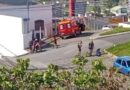 Acidente entre moto e carro no Alto do Rosário