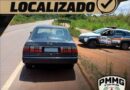 PM localiza veículo furtado