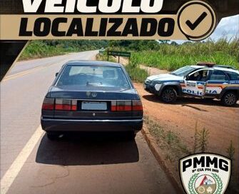 PM localiza veículo furtado